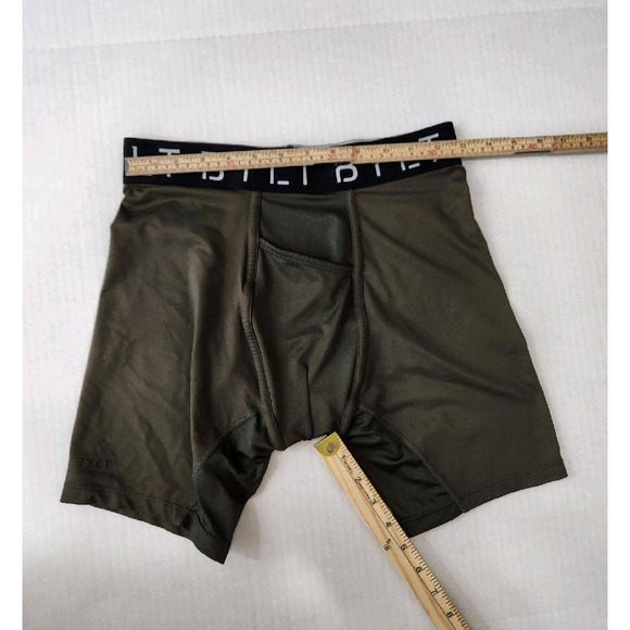 BYLT Flex Brief Men's Medium Dark Olive Green - Picture 4 of 6